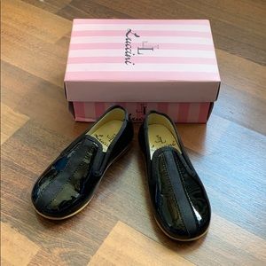 Toddler tuxedo dress shoes